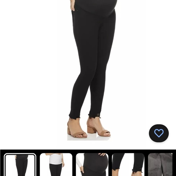 Sofia Jeans by Sofia Vergara Women's Maternity Curvy Jeans with Full Belly Sz 18 - Picture 10 of 12